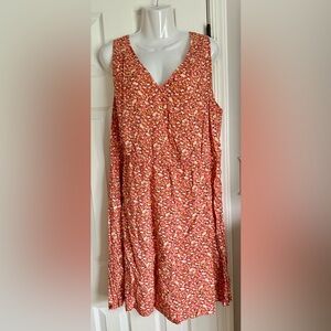 Floral Sleeveless Tank Dress